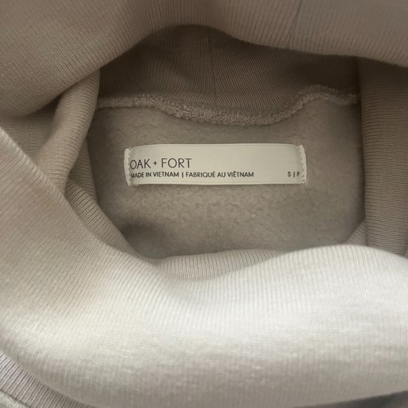 Oak and Fort Crop Turtleneck Sweater - Picture 2 of 4